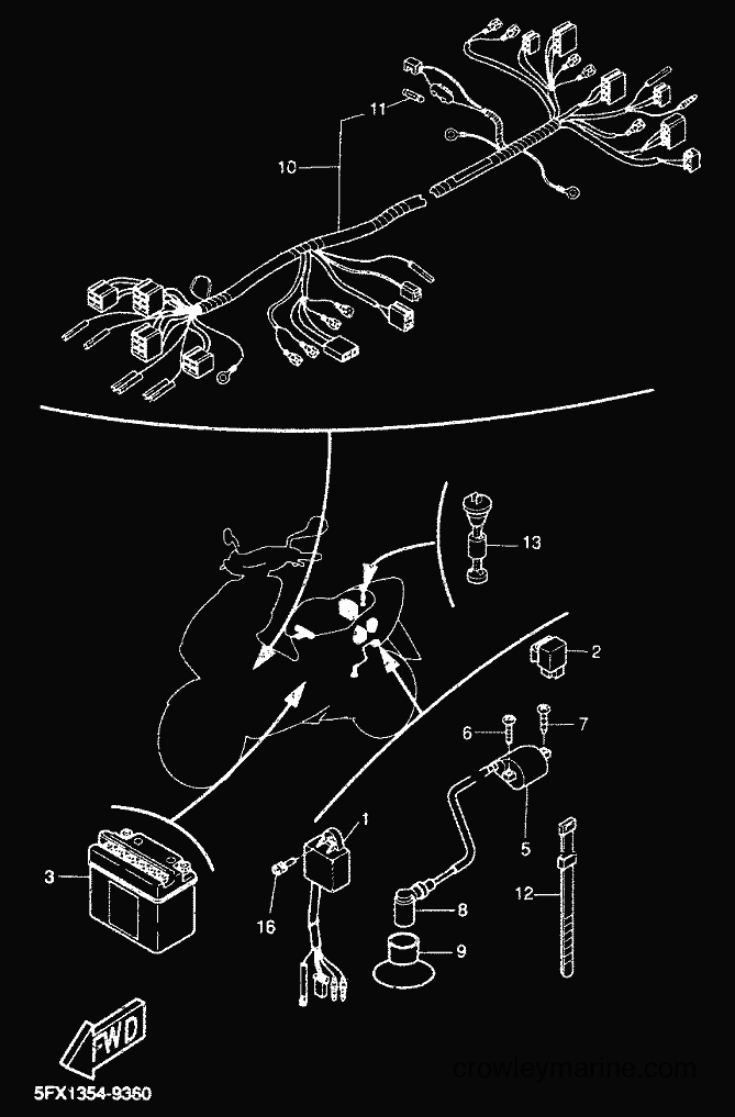 Yamaha Motors CW50RS (5FXG) [010] - ELECTRICAL 2