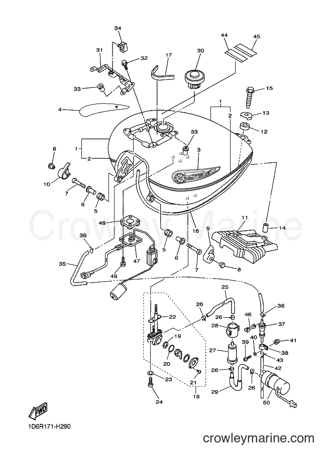 2009 Cruiser XVZ13CTS - XVZ13CTS (1D6U) [010] - FUEL TANK