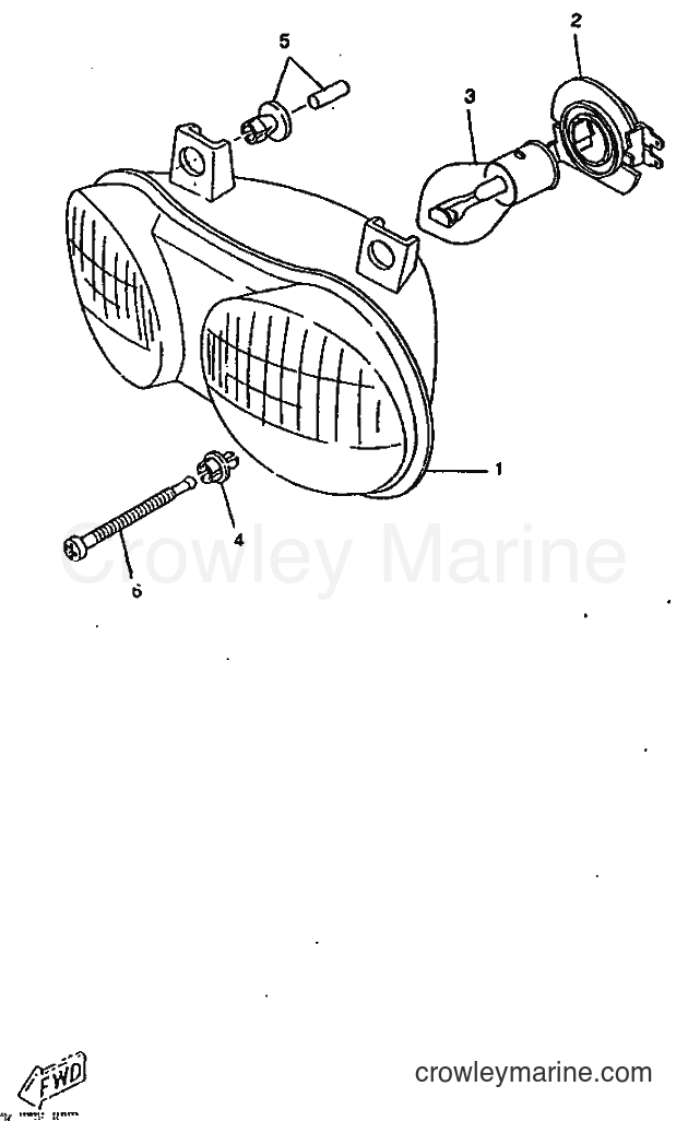 1998 Scooter CW50RS - CW50RS (4TDK) [010] - FARO DELANTERO