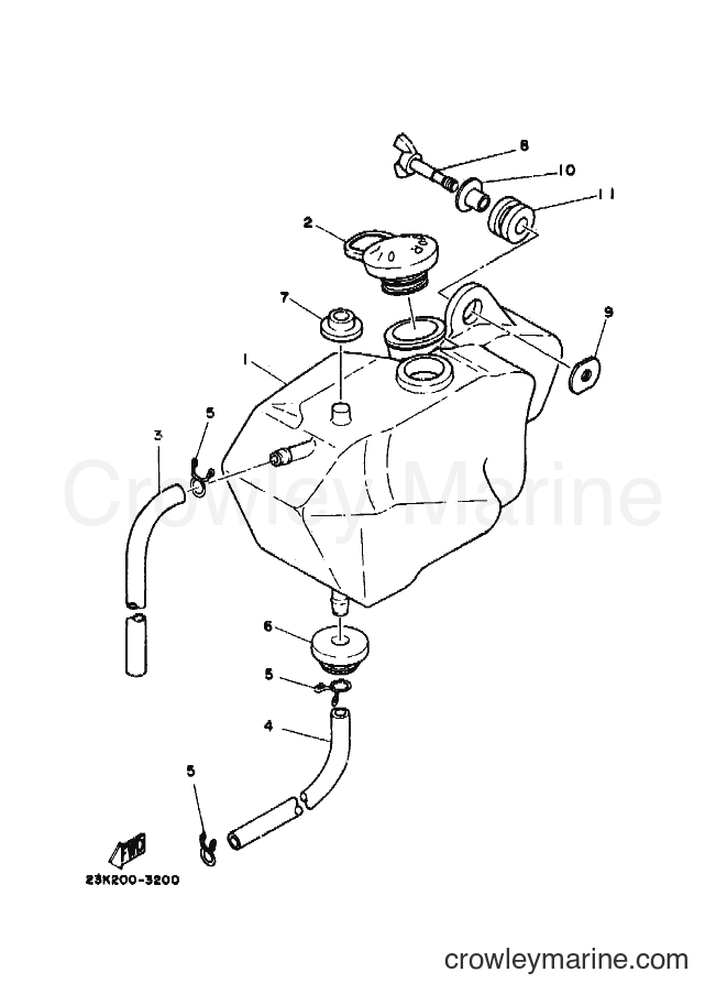 1994 Dirt Bike RT180E - RT180E (4BN3) [010] - OIL TANK