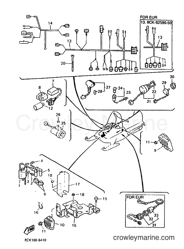 Yamaha Motors VT480TR (8CK1) [020] - ELECTRICAL 1