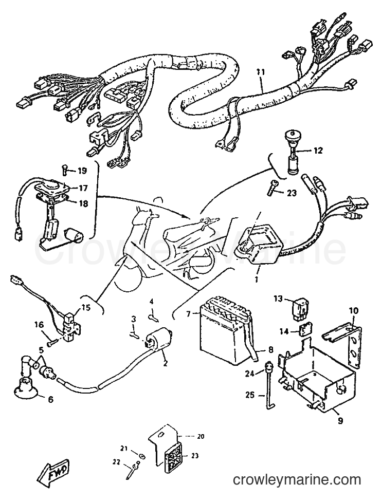 1995 Scooter YM50 - YM50 (4RC1) [999] - ELECTRICAL 2