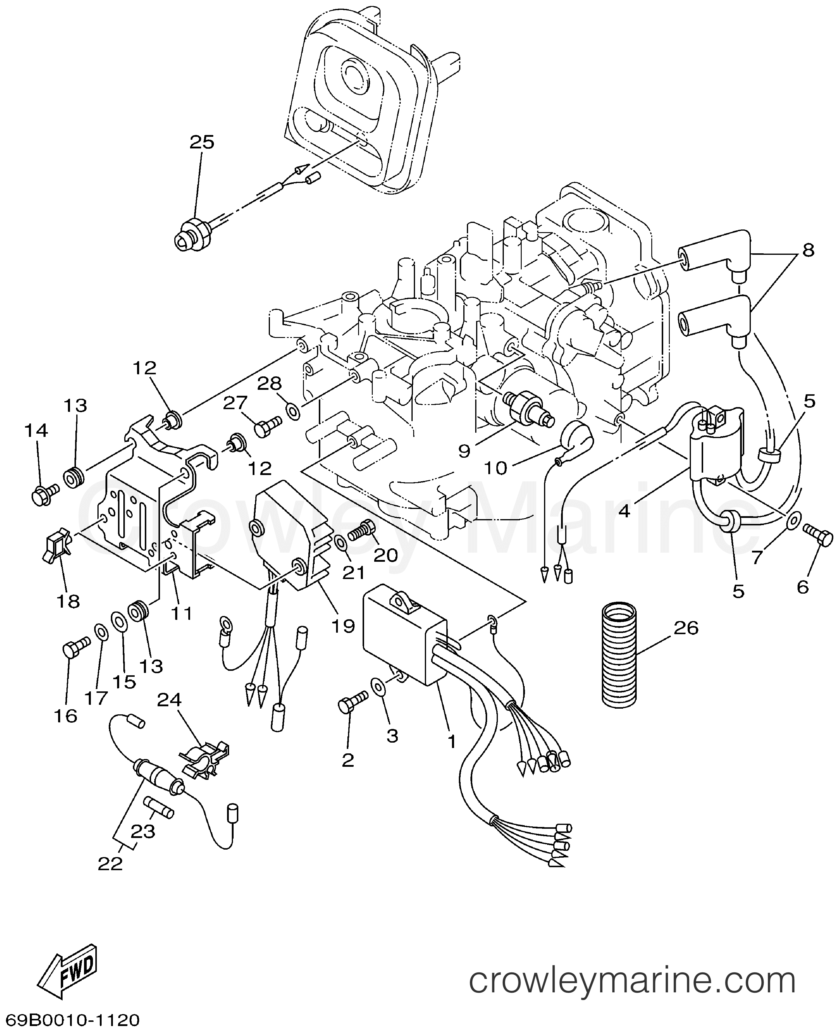 Yamaha Motors F15PLHA - ELECTRICAL 1