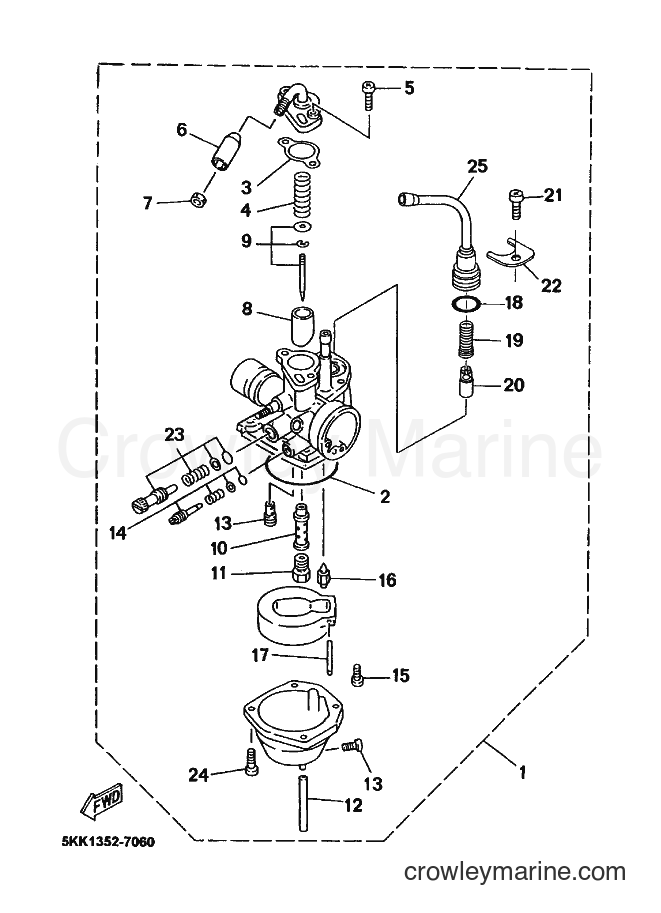 1999 Scooter YN100'99 - YN100'99 (5KK2) [010] - CARBURETOR