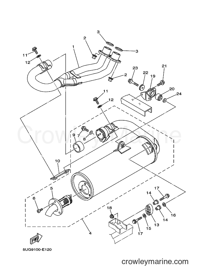 2006 ATV YXR660F - YXR660F (5UGH) [010] - EXHAUST