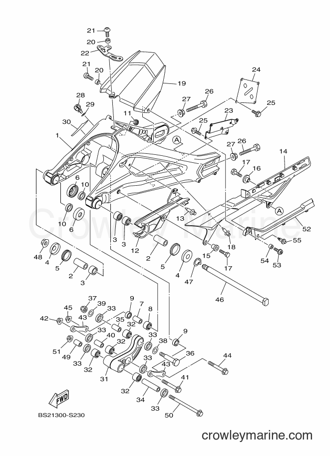 Yamaha Motors MTN850D (B6C3) [010] - REAR ARM