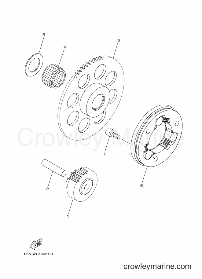 2014 Scooter T115LE - T115LE (35D7) [010] - STARTER CLUTCH