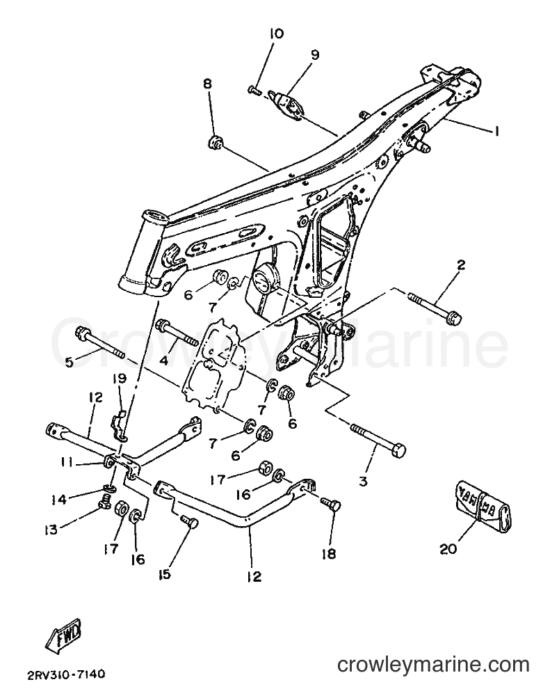 Yamaha Motors FS1 (2RV) [999] - FRAME
