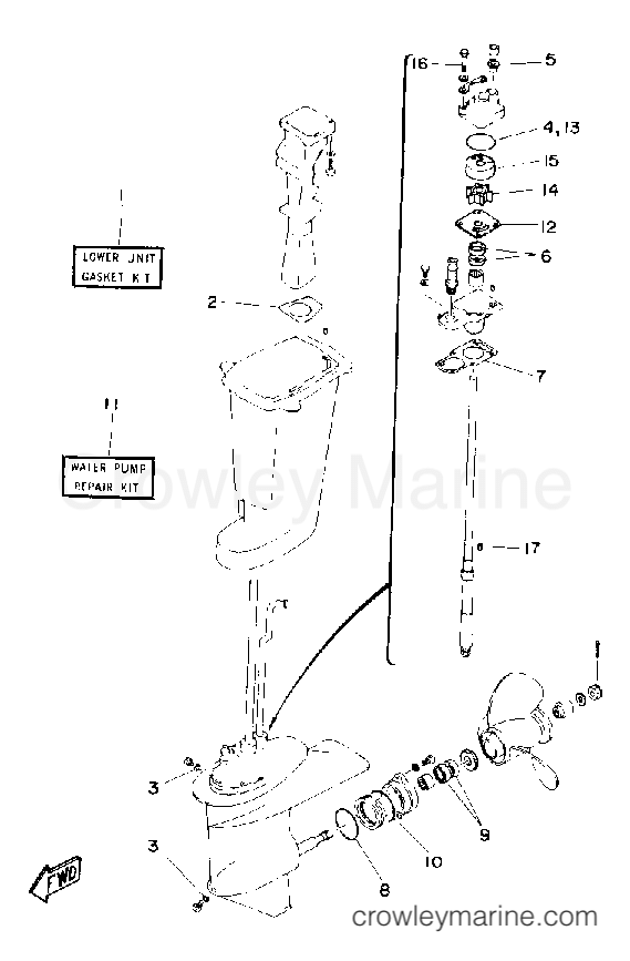 Yamaha Motors 25ESHQ - REPAIR KIT 2