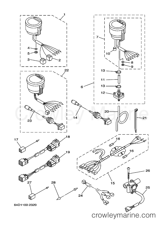 Yamaha Motors 175D (64D1) [030] - METER