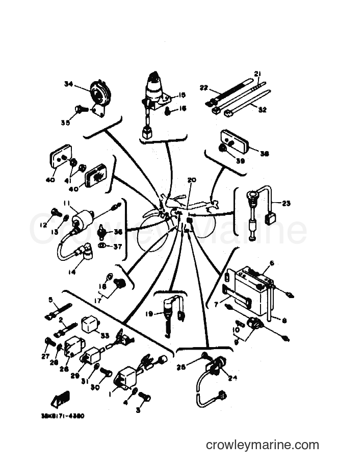 1995 Dirt Bike DT50LC - DT50LC (3BKB) [010] - ELECTRICAL 1