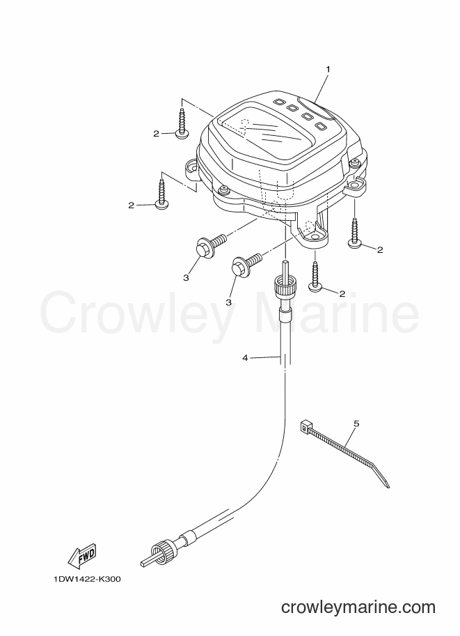 2011 Scooter XC100N - XC100N (1DW1) [010] - METER