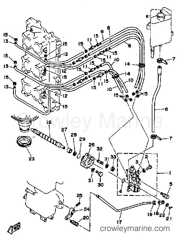 Yamaha Motors V6SPECIALXJ - OIL PUMP CONVERSION KIT