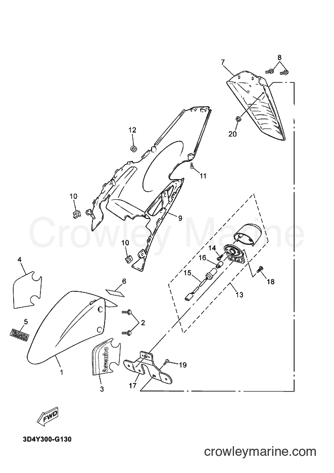 Yamaha Motors CS50Z (3D4Y) [040] - FENDER