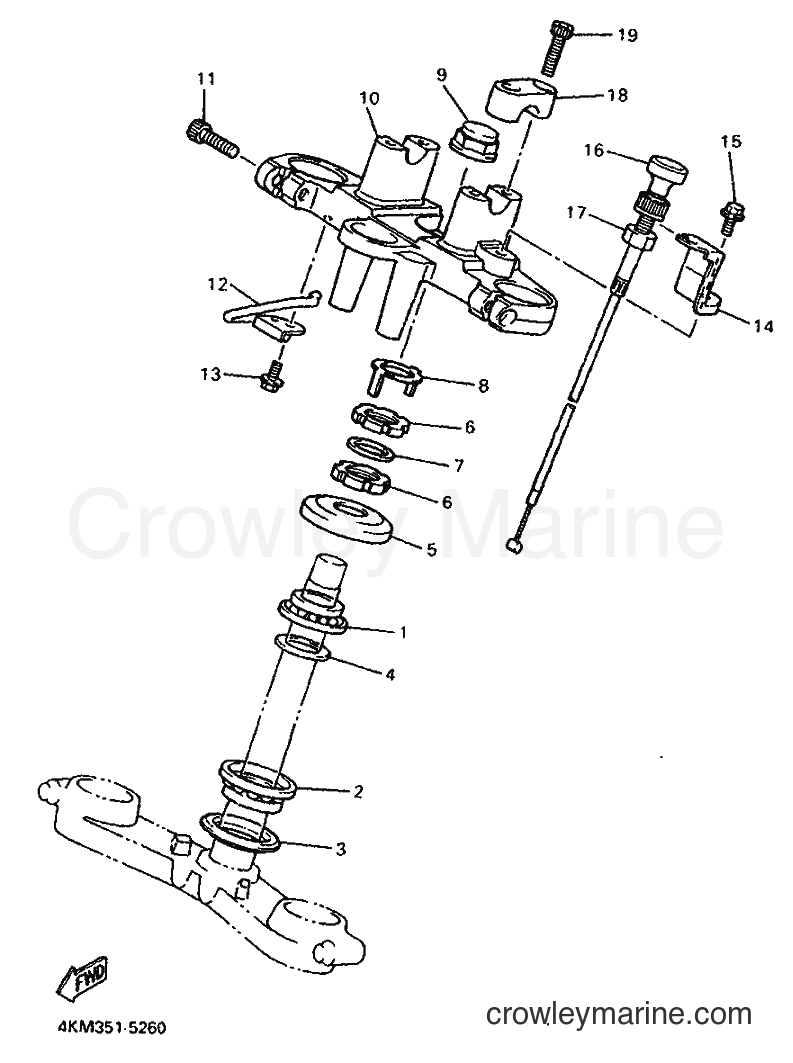 Yamaha Motors XJ900S (4KM2) [999] - STEERING