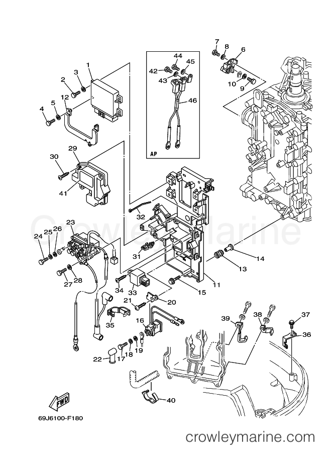 Yamaha Motors F200AETX (60L6) [080] - ELECTRICAL 2