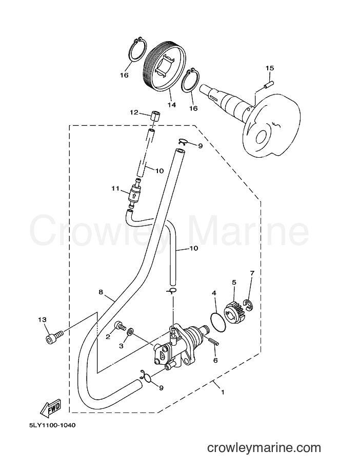 2002 Scooter YJ50R - YJ50R (5PP2) [010] - OIL PUMP