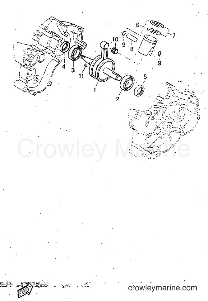1997 Scooter DT50R - DT50R (5EC1) [999] - CRANKSHAFT & PISTON