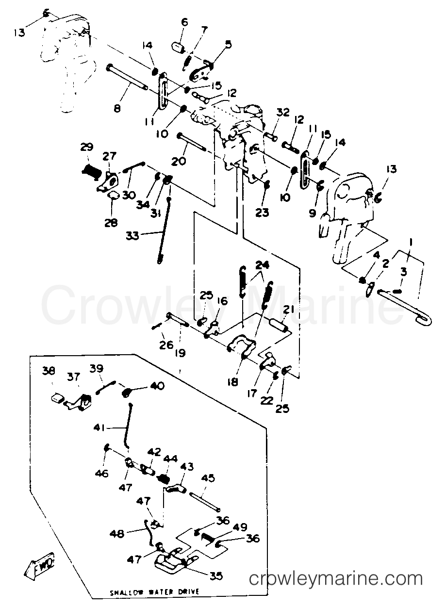 Yamaha Motors 30MLHS - BRACKET 2
