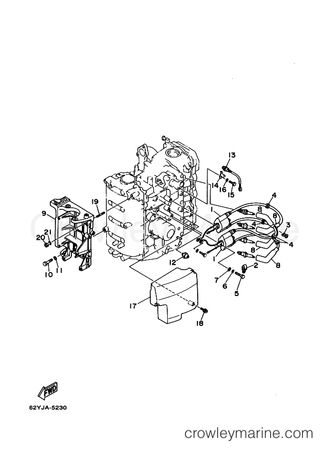 Yamaha Motors F50A (62Y) [030] - ELECTRICAL 1
