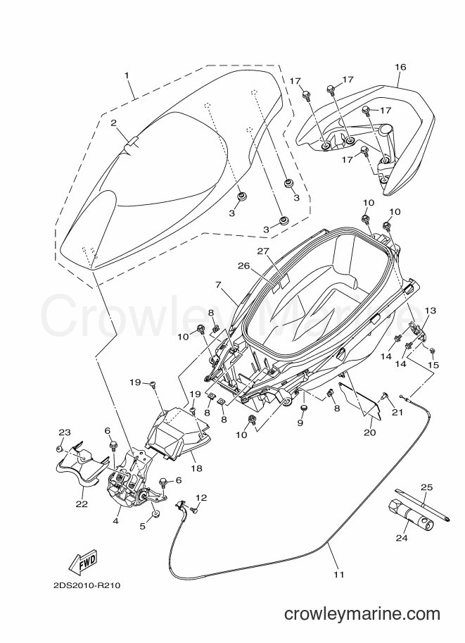 Yamaha Motors NMAX125 (2DS2) [010] - SEAT