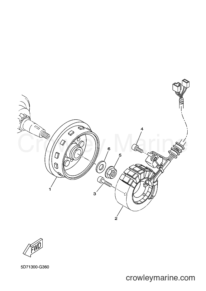 2013 Dirt Bike WR125X - WR125X (22B8) [080] - GENERATOR