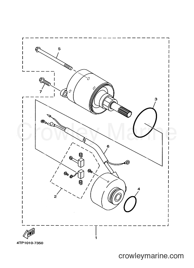 1999 Dirt Bike DT230 - DT230 (4TP3) [010] - STARTING MOTOR