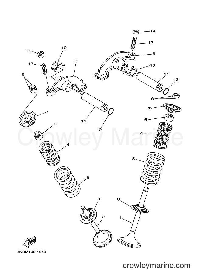 Yamaha Motors YFM350A (38D2) [030] - VALVE