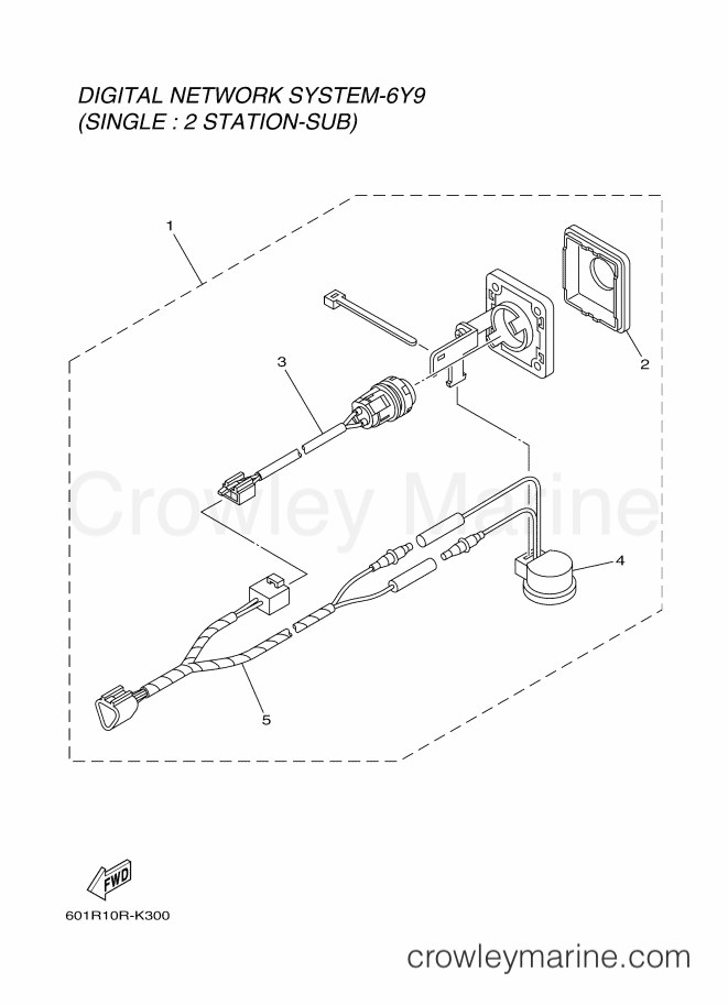 Yamaha Motors RIGGING REMOCON-2015 (601R) [010] - SWITCH & PANEL 5