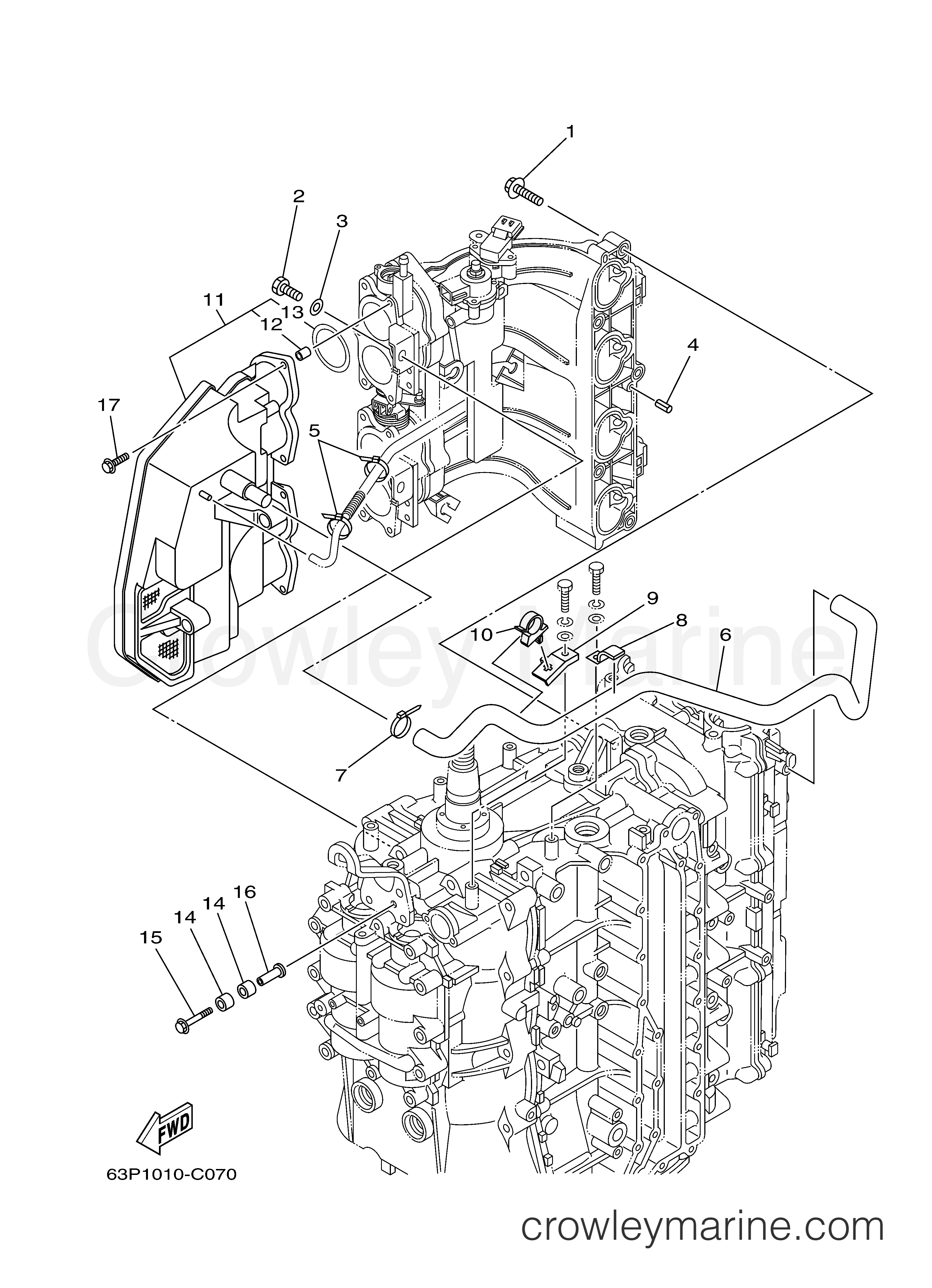 Yamaha Motors LF150TXRD - INTAKE 1