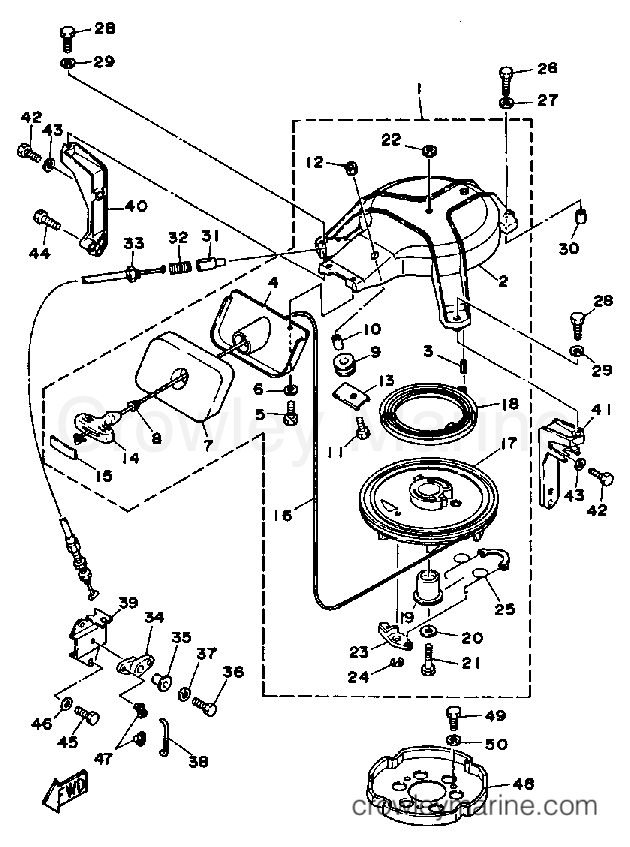 Yamaha Motors 30ELH - MANUAL STARTER