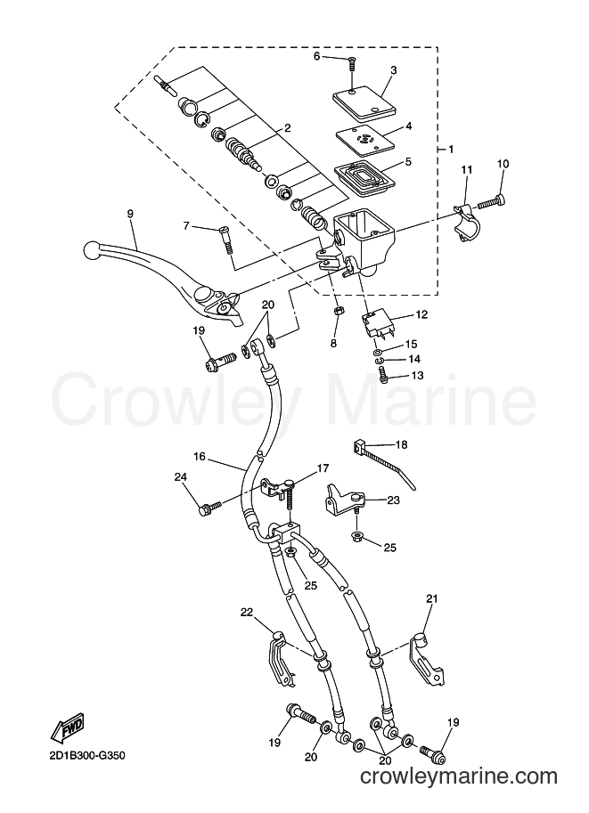 2009 Street Bike FZ1-N - FZ1-N (2D1M) [060] - FRONT MASTER CYLINDER