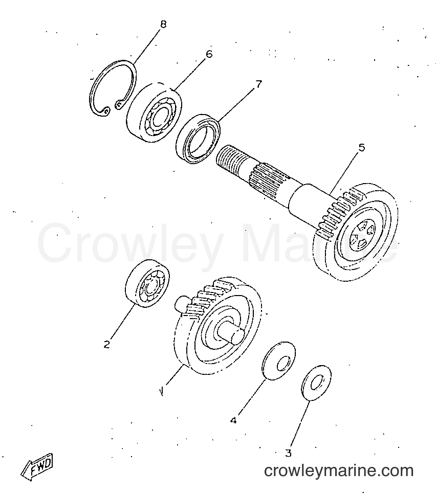 1995 Scooter YA50N - YA50N (3UG2) [999] - TRANSMISSION