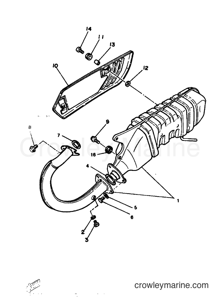 1990 Scooter CH50 - CH50 (3EC6) [999] - EXHAUST