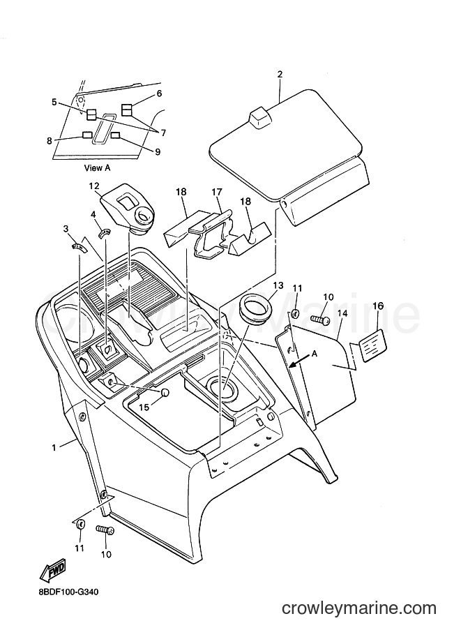 Yamaha Motors BR250T (8BDM) [010] - INSTRUMENT PANEL