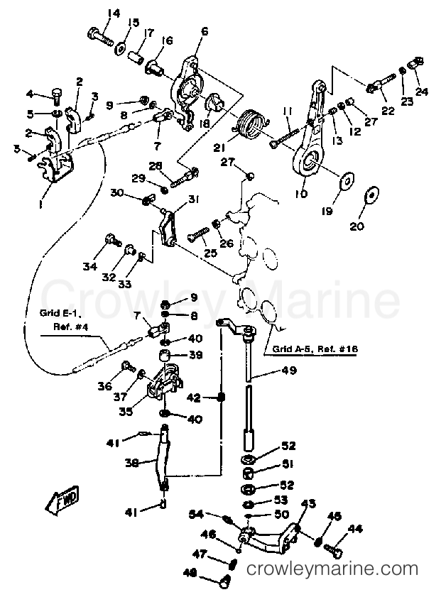 Yamaha Motors 115ETLH - CONTROL ENGINE