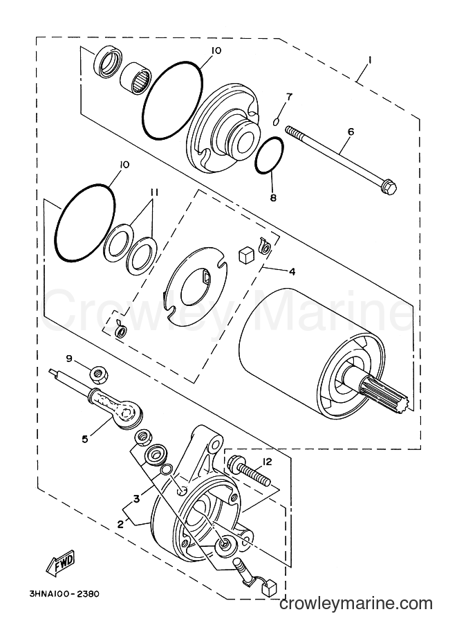 1994 ATV YFM400FW - YFM400FW (4GB5) [010] - STARTING MOTOR