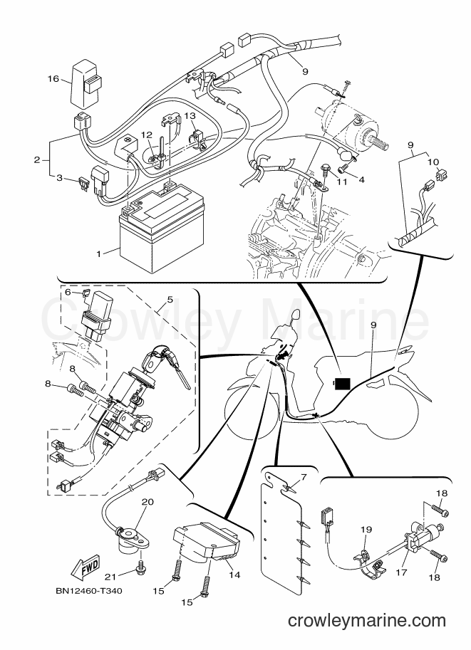 2018 Scooter LNS125-I - LNS125-I (BN12) [010] - ELECTRICAL 1