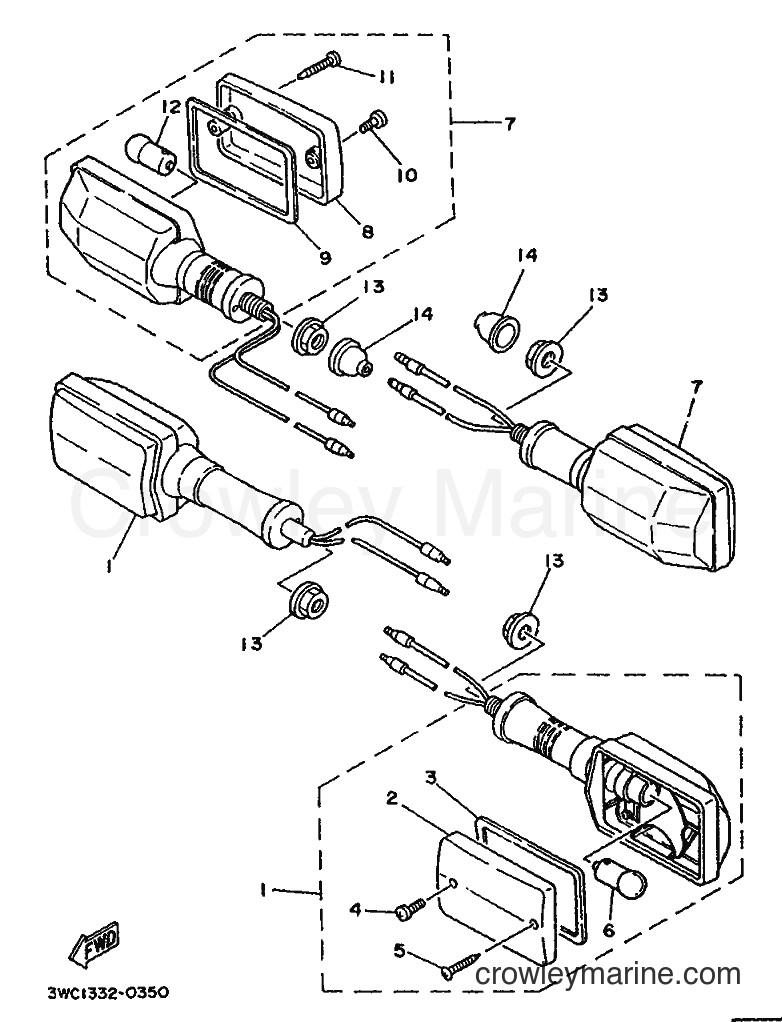 1992 Scooter DT80LC - DT80LC (4ED1) [999] - BLINKLEUCHTE