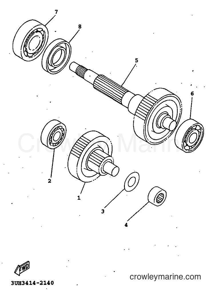 1998 Scooter XC125T - XC125T (4KY5) [020] - TRANSMISSION