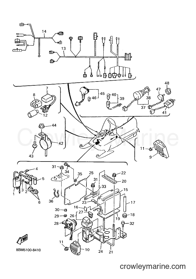 Yamaha Motors VT480TF (8BM7) [010] - ELECTRICAL 1