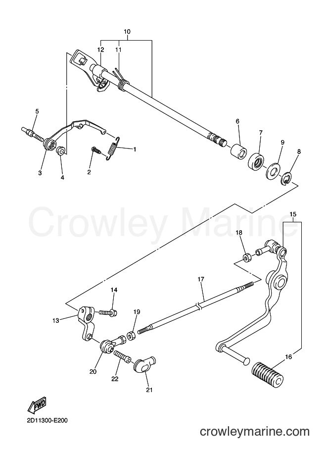 2015 Street Bike FZ1-S - FZ1-S (2DVB) [010] - SHIFT SHAFT