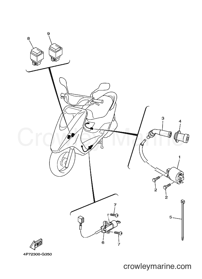 Yamaha Motors XC125E (4P79) [010] - ELECTRICAL 2