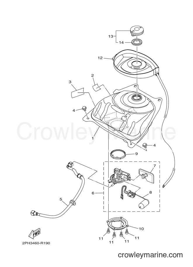 2017 Scooter LNS125 - LNS125 (2PHA) [010] - FUEL TANK