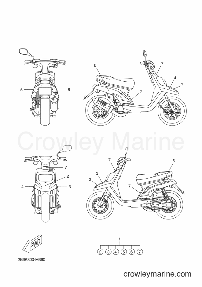 2013 Scooter CW50L - CW50L (2B6K) [030] - GRAPHIC & EMBLEM