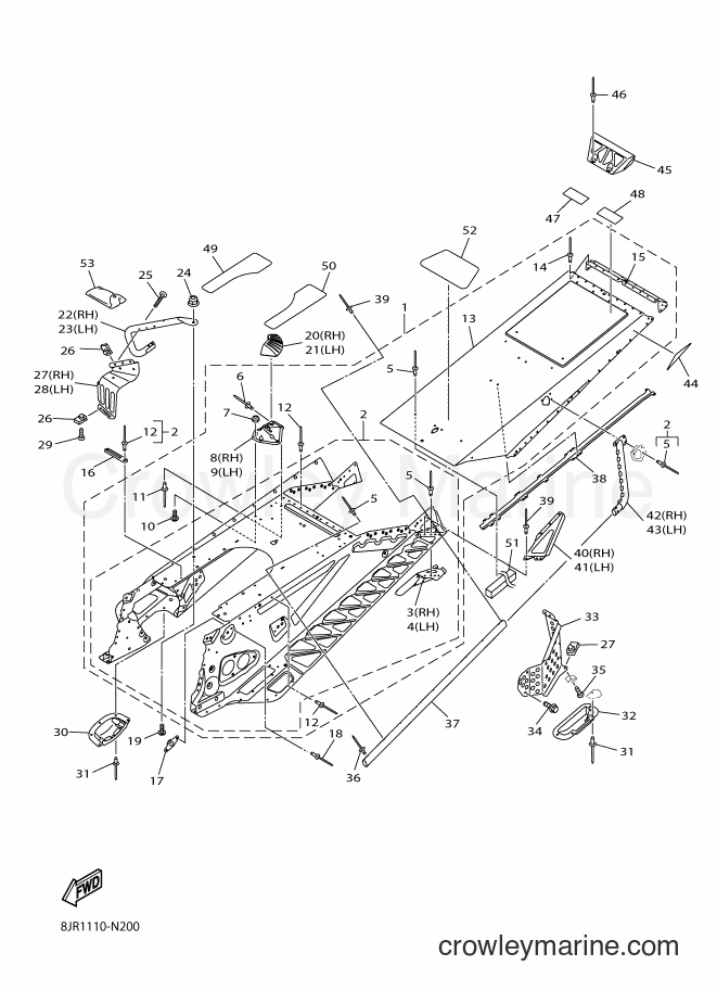 2014 Snowmobile SRV10XS - SRV10XS (8JR1) [010] - FRAME 2