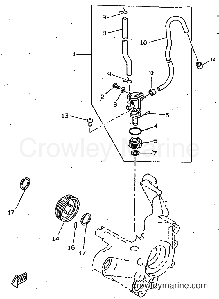 1997 Scooter CW50RS - CW50RS (4TD8) [999] - OIL PUMP