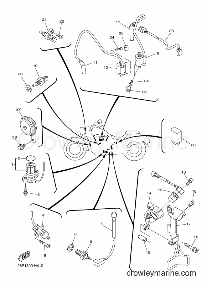 Yamaha Motors XVS950A (26P4) [010] - ELECTRICAL 1