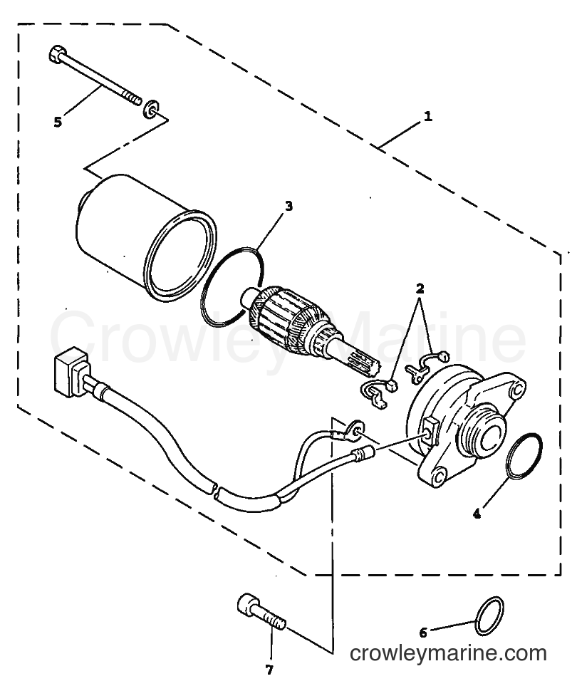 1999 Scooter YW100 - YW100 (4VPG) [010] - STARTING MOTOR