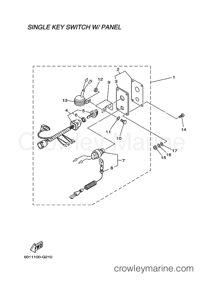 Yamaha Motors RIGGING REMOCON (601R) [999] - SWITCH & PANEL 1